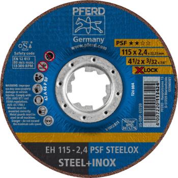PFERD PSF STEELOX 61740115 rezný kotúč lomený  115 mm 22.23 mm 25 ks