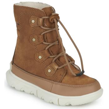 Sorel  YOUTH SOREL EXPLORER LACE WP  Polokozačky Hnedá