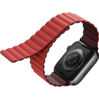 Uniq Revix Reversible Magnetic remienok pre Apple Watch 38/40/41mm vínový/koralový (UNIQ-41MM-REVMRNCRL)