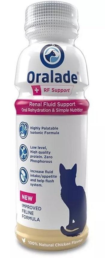 Oralade RF rehydratačný roztok pre mačky 330ml