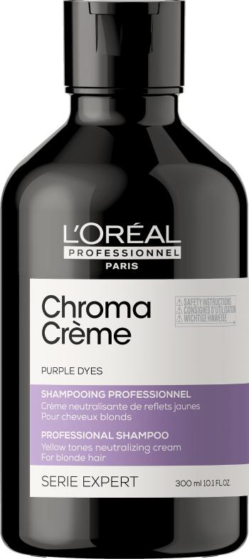 L´Oréal Professionnel Profesionálny fialový šampón neutralizujúci žlté tóny Serie Expert Chroma Crème (Purple Dyes Shampoo) 300 ml