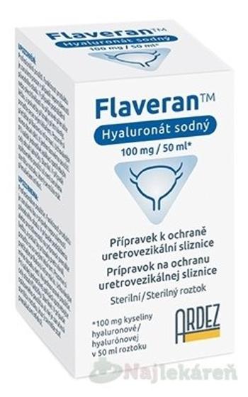 Flaveran roztok hyaluronátu sodného na uretrovezikálne podanie 1 x 50 ml