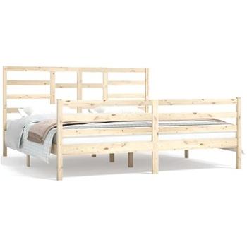 Rám postele masívne drevo 180 × 200 cm Super King, 3105875