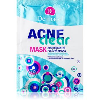 Dermacol Acne Clear pleťová maska pre problematickú pleť, akné 2x8 g