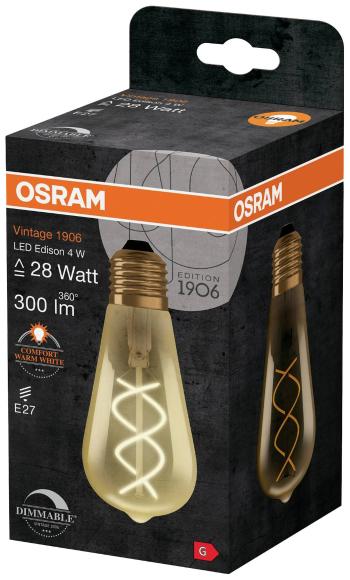 OSRAM 4058075269965 LED  En.trieda 2021 G (A - G) E27 #####Ellipse 5 W teplá biela (Ø x d) 64.0 mm x 140.0 mm  1 ks