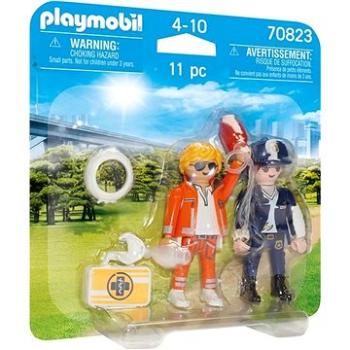 Playmobil DuoPack Pohotovostný lekár a policajtka (4008789708236)