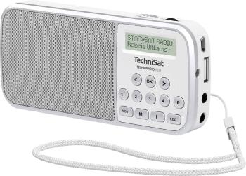 TechniSat Techniradio RDR vreckové rádio DAB+, FM AUX, USB  vreckové svietidlo biela