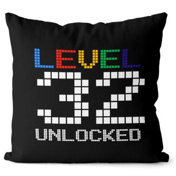 Vankúš Level unlocked (vek: 32, Velikost: 40 x 40 cm)