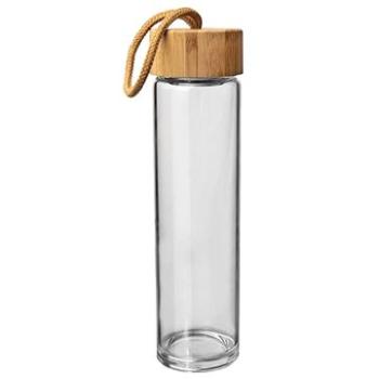 ORION Fľaša sklo/bambus viečko + sitko 0,5 l (143758)