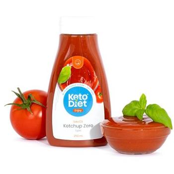 KetoDiet Ketchup ZERO – dresing bez pridaného cukru (250 ml) (8594181013536)