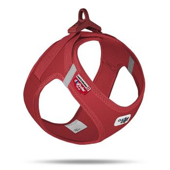 CURLI Postroj pre psov so sponou Softshell Red M, 6-9 kg