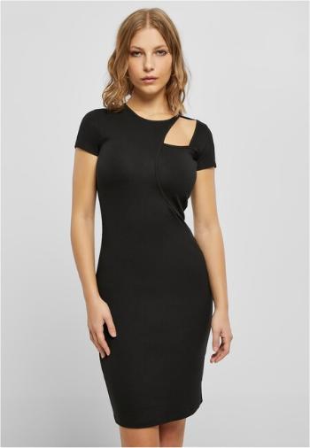 Urban Classics Ladies Cut Out Dress black - XXL