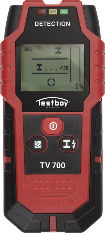 Testboy detektor   TV 700 Detekčná hĺbka (max.) 80 mm Druh materiálu dreva, káble vedúce napätie, železných kovov