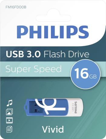 Philips VIVID USB flash disk 16 GB modrá FM16FD00B/00 USB 3.2 Gen 1 (USB 3.0)