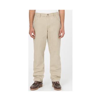 Dickies  duck canvas carpenter pant sw  Nohavice Béžová