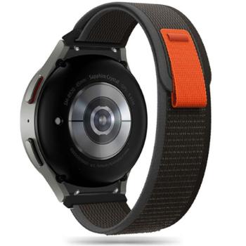 Tech-Protect Nylon remienok na Garmin Fenix 5 / 6 / 6 Pro / 7, black/orange