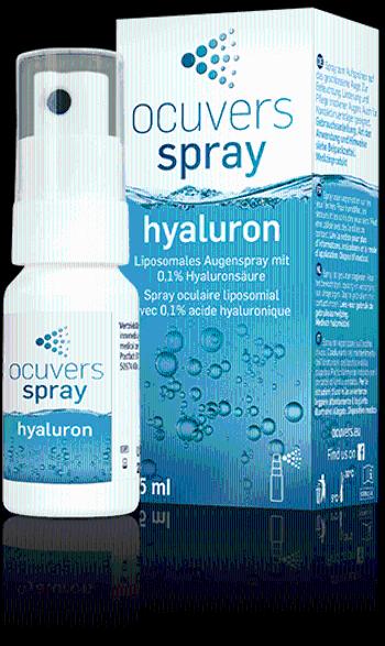 Ocuvers spray hyaluron, 15 ml