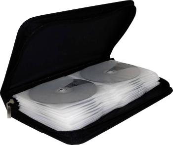 MediaRange  taška na CD 48 CD / DVD / Blu-ray Nylon® čierna 1 ks (š x v x h) 289 x 49 x 161 mm BOX51
