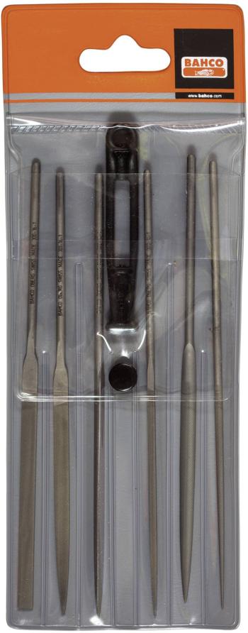 Sada ihlových pilníkov, 6 ks 160 mm v plastovom vrecku Bahco 2-470-16-1-0