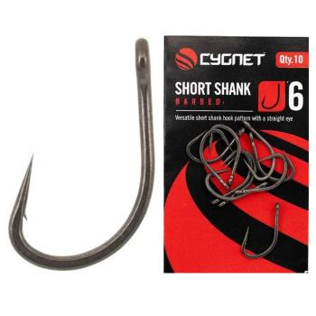 Cygnet háčiky short shank hooks barbed - veľkosť 6