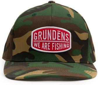 Grundéns šiltovka we are fishing camo trucker camo