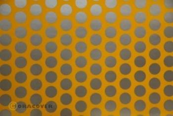 Oracover 45-030-091-010 lepiaca fólia Orastick Fun 1 (d x š) 10 m x 60 cm žltá cub, strieborná