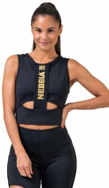 Nebbia Honey Bunny Crop Top Čierna XS