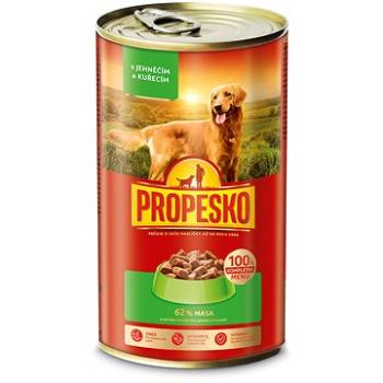 Propesko kúsky pes jahňacie, kuracie v omáčke 1 240 g (8595606408623)