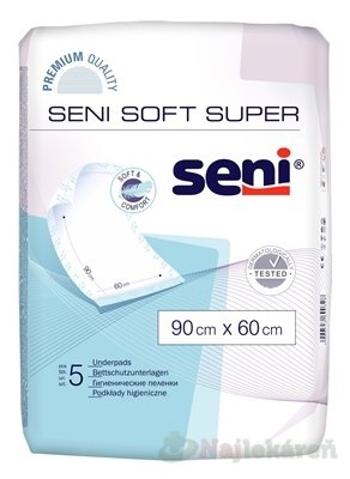 Seni Soft podložky absorpčné 60 x 90 cm 5 ks