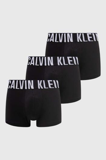 Boxerky Calvin Klein Underwear 3-pak pánske, čierna farba, 000NB3608A