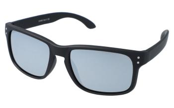 Slnečné polarizačné okuliare Wayfarer Modern Silver