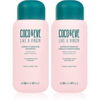 Coco & Eve Like A Virgin Super Hydration Kit sada (pre hydratáciu a lesk)