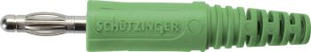 Schützinger DI FK 9 L Ni / GN banánik zástrčka 4 mm   zelená 1 ks