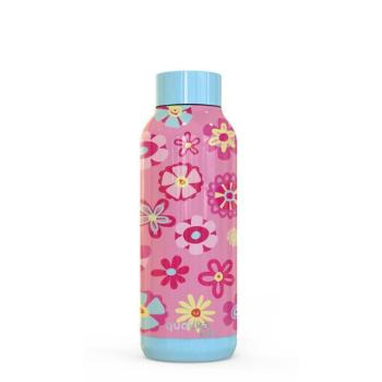 Quokka Solid Kids termoska pre deti 510 ml, flowers