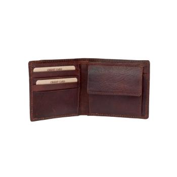 Lagen Pánska peňaženka kožená 8697 Svetlo Hnedá