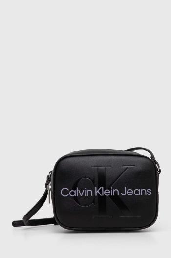 Kabelka Calvin Klein Jeans čierna farba