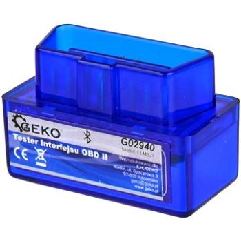 GEKO Autodiagnostika ELM 327 bluetooth modrá, Android (zdarma SX OBD aplikácia) (G02940)