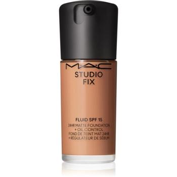 MAC Cosmetics Studio Fix Fluid SPF 15 24HR Matte Foundation + Oil Control zmatňujúci make-up SPF 15 odtieň NW30 30 ml