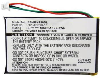 Beltrona akumulátor do navigačného zariadenia Náhrada za originálny akumulátor 361-00019-12, 361-00019-16 3.7 V 1250 mAh