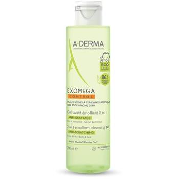 A-DERMA Exomega Control Zvláčňujúci umývací gél na suchú kožu so sklonom k atopii 2 v 1 200 ml (3282770144116)
