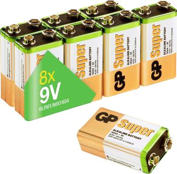 GP Batteries GP1604A-2LB8 9 V batéria alkalicko-mangánová  9 V 8 ks
