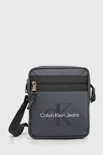 Malá taška Calvin Klein Jeans zelená farba