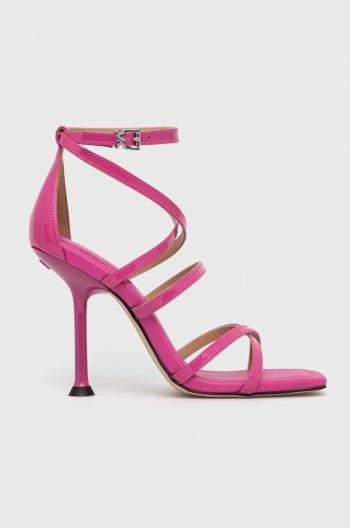Sandále MICHAEL Michael Kors Imani ružová farba, 40R3IMHS2A