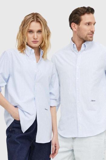 Bavlnená košeľa The Mercer Brand The Oxford regular, s golierom button-down, MEAP241005