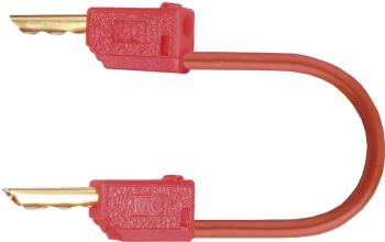 Stäubli LK2-F 60cm rt merací kábel [lamelový zástrčka 2 mm  - lamelový zástrčka 2 mm ] 0.60 m červená 1 ks