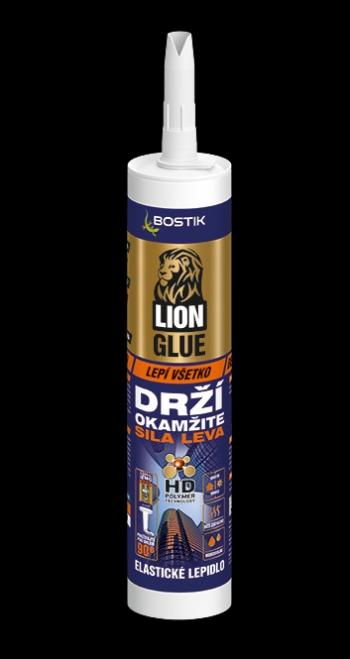 BOSTIK LION GLUE - Elastické lepidlo s okamžitou prídržnosťou biela 0,025 L