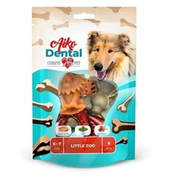 Cobbys Pet Aiko dental little zoo 6 – 7 cm 25 g 150 g 6 ks (8586020727988)