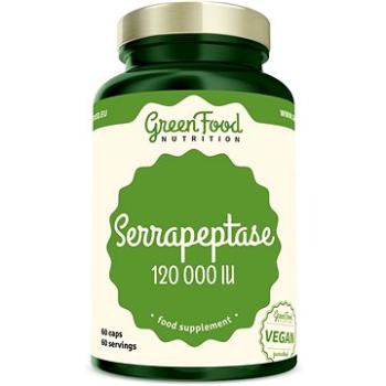 GreenFood Nutrition Serrapeptase 120000IU 60 cps (8594193920969) + ZDARMA Jód GreenFood Nutrition