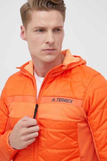 Športová bunda adidas TERREX Multi oranžová farba