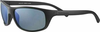 Serengeti Bormio Matte Black/Saturn Polarized Blue